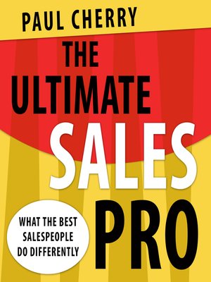 cover image of The Ultimate Sales Pro